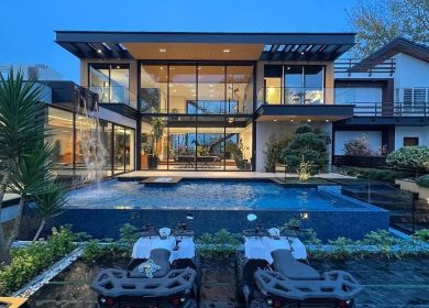 فروش ویلا نما شیشه مدرن 500 متری همراه استخر | 500 متر