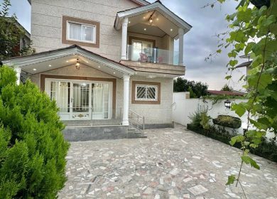 خرید ویلا سرسبز ۳۰۰ متری متریال روز جنگلی امیر آباد چمستان | ۳۰۰ متر