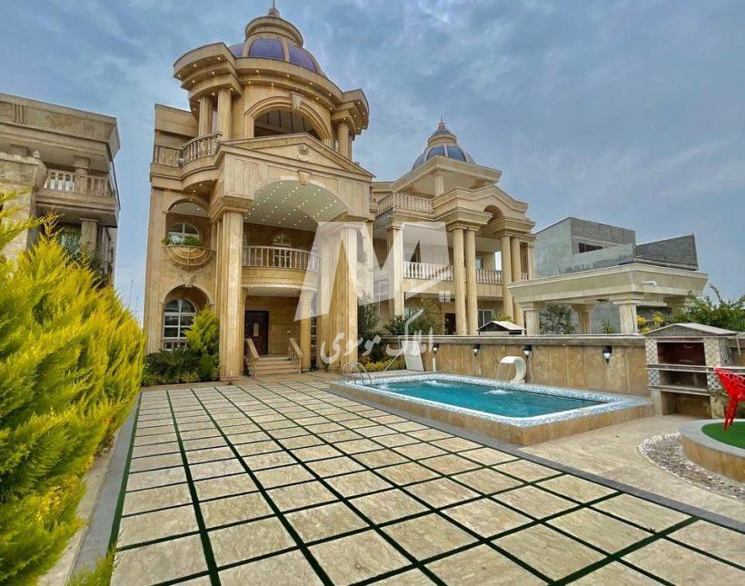 خرید ویلا کاخ سند دار جنگلی ۵۰۰ متری سعادت آباد چمستان | ۵۰۰ متر