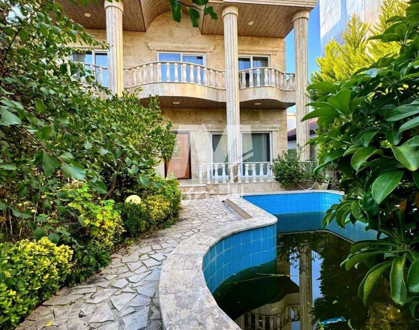 فروش ویلا باغ استخر دار ۴ خواب در ورازده چمستان | ۵۰۰ متر