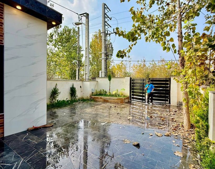 فروش ویلای همکف مدرن ۳ خوابه سند تک‌برگ آماده انتقال | ۱۸۰ متر