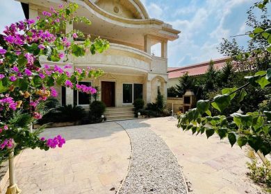 خرید ویلا نما سنگ ۳۰۵ متری در ورازده چمستان | ۳۰۵ متر