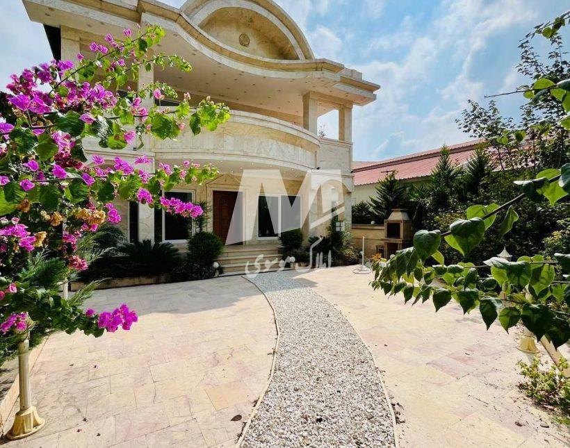 خرید ویلا نما سنگ ۳۰۵ متری در ورازده چمستان | ۳۰۵ متر