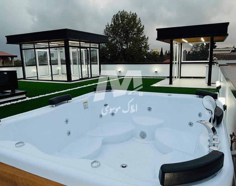 خرید ویلا مدرن با متریال درجه یک 400 متری خط ساحلی نوشهر | 400 متر