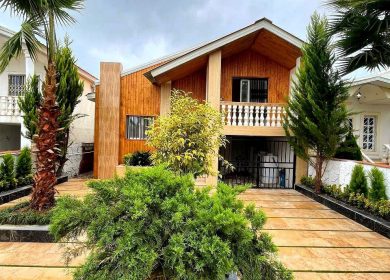 فروش ویلا باغ نیم پیلوت مدرن مدارک کامل شهرکی چمستان | 220 متر