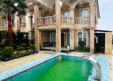 خرید باغ ویلای ۶۰۰ متری استخر روباز شهرکی در سعادت‌آباد چمستان | ۶۰۰ متر