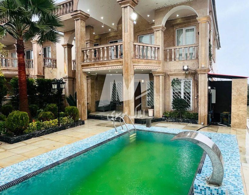 خرید باغ ویلای ۶۰۰ متری استخر روباز شهرکی در سعادتآباد چمستان | ۶۰۰ متر