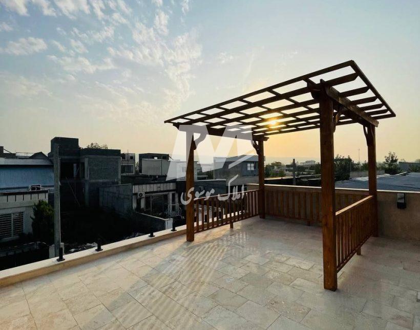 فروش ویلا فلت با روف گاردن ویو جنگلی مدارک کامل تاپ لوکیشن نور | 160 متر