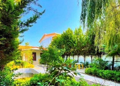 فروش ویلا باغ نیم پیلوت 300 متری سند شش دانگ چمستان | 300 متر