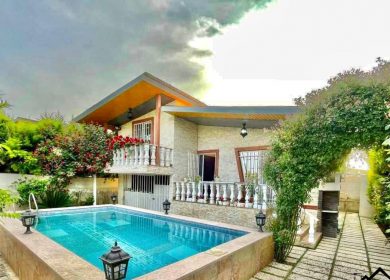 فروش ویلا نیم پیلوت فول فرنیش سند شش دانگ استخردار | 250 متر