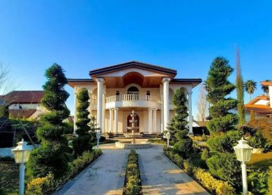 خرید ویلا باغ سرسبز کاخ ۸۰۰ متری سند دار آهودشت | ۸۰۰ متر