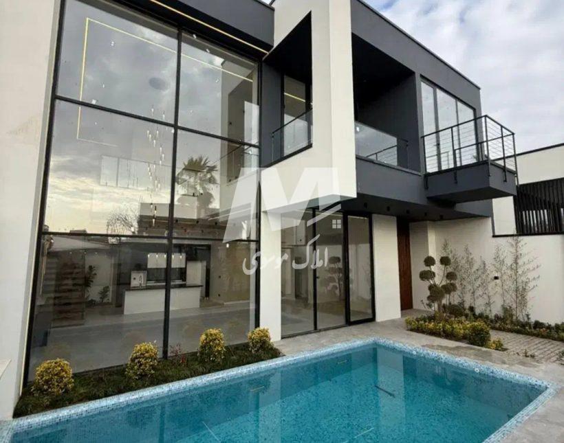 خرید ویلا استخردار سند دار ۵۰۰ متر زمین آپادانا چمستان | ۵۰۰ متر