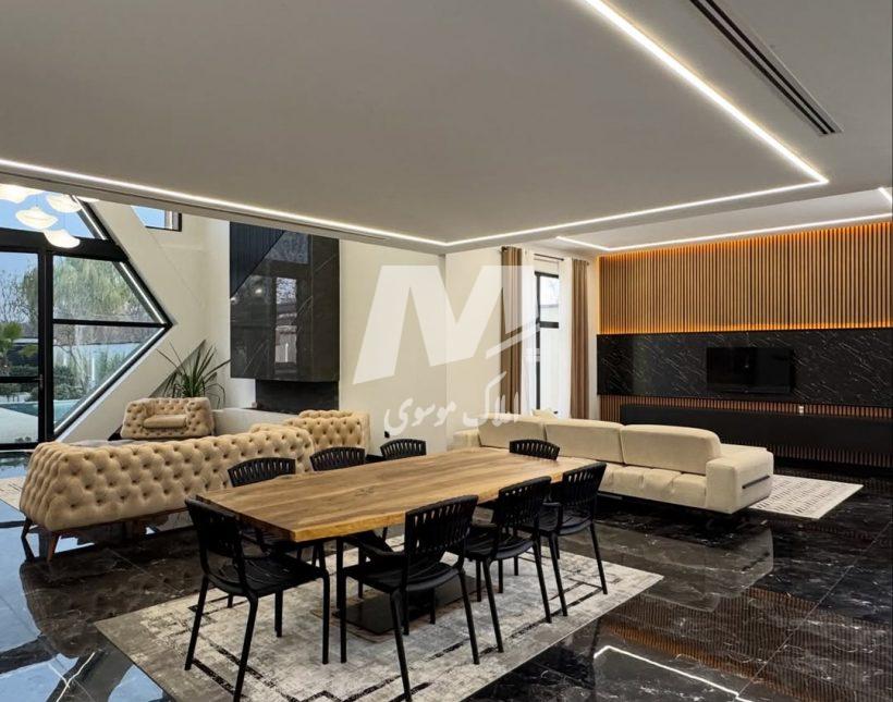 خرید ویلا باغ مثلثی ۸۰۰ متری آهودشت چمستان | ۸۰۰ متر