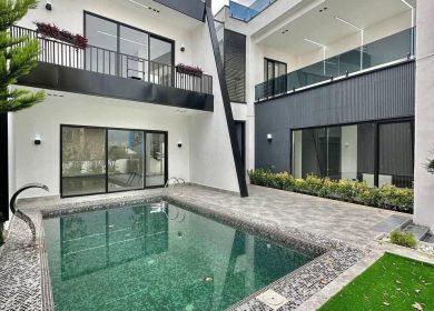 فروش ویلا استخر دار نوساز منطقه برند جوربند چمستان | 450 متر