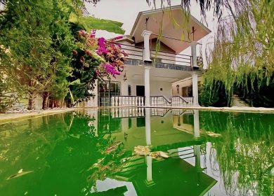 فروش ویلا باغ استخر دار شهرکی منطقه آهودشت چمستان | 320 متر