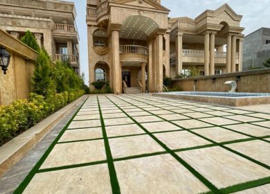 فروش کاخ ویلا سنگی داخل شهرک برند منطقه امیرآباد | 450 متر
