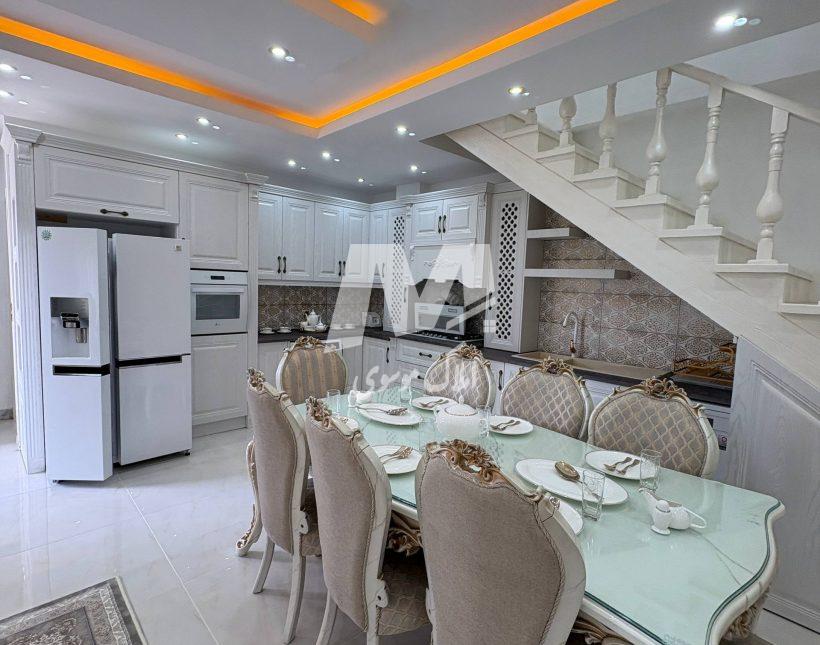 خرید ویلا نور نما سنگ ۳۰۰ متری فول فرنیش شهرک آسفالته آپادانا | 300 متر