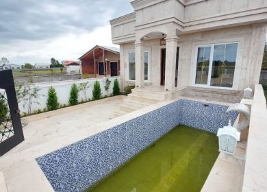 خرید ویلا فلت نما سنگ استخردار آهودشت چمستان | ۲۰۰ متر