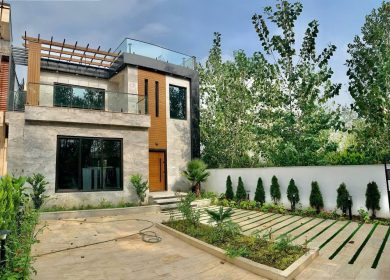 فروش ویلا نما مدرن آلاچیق اقساطی آهودشت چمستان | ۲۵۰ متر