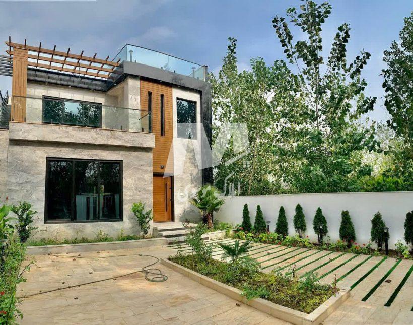 فروش ویلا نما مدرن آلاچیق اقساطی آهودشت چمستان | ۲۵۰ متر