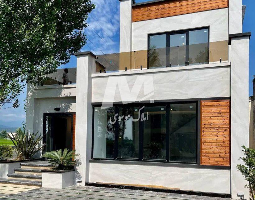 خرید ویلا شمال دوبلکس نما مدرن سند تک برگ جنگلی | ۲۸۰ متر
