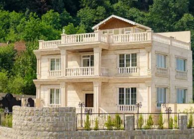 خرید ویلا باغ نما سنگ ۳۲۰ متری چسبیده به جنگل فول فرنیش | 320 متر