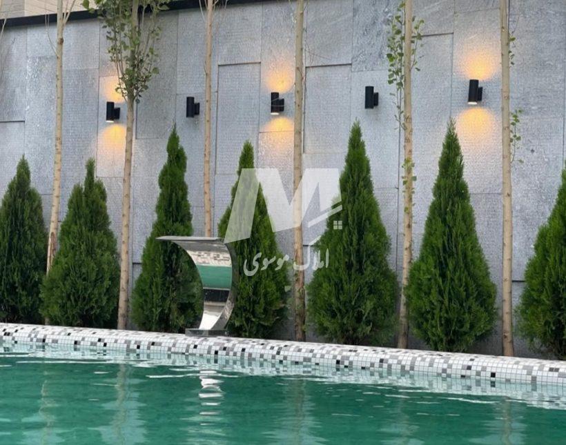 خرید ویلا مدرن سبک اروپایی ۴۴۰ متری استخر روباز حیاط سازی | 440 متر