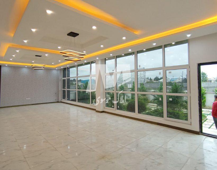 خرید ویلا همکف با روف گاردن ‌و شاه نشین منطقه جنگلی هراز آمل | 330 متر