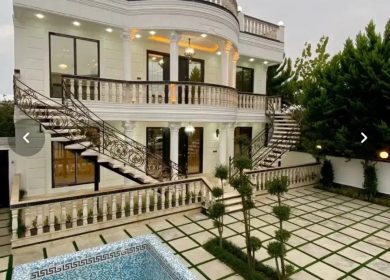 خرید ویلا در رویان ۶۰۰ متری کاخ ویلا با استخر و جکوزی سند دار | ۶۰۰ متر