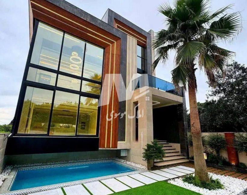 خرید ویلا در نور ۴۰۰ متری گنجیاب با استخر و روف سند دار | ۴۰۰ متر