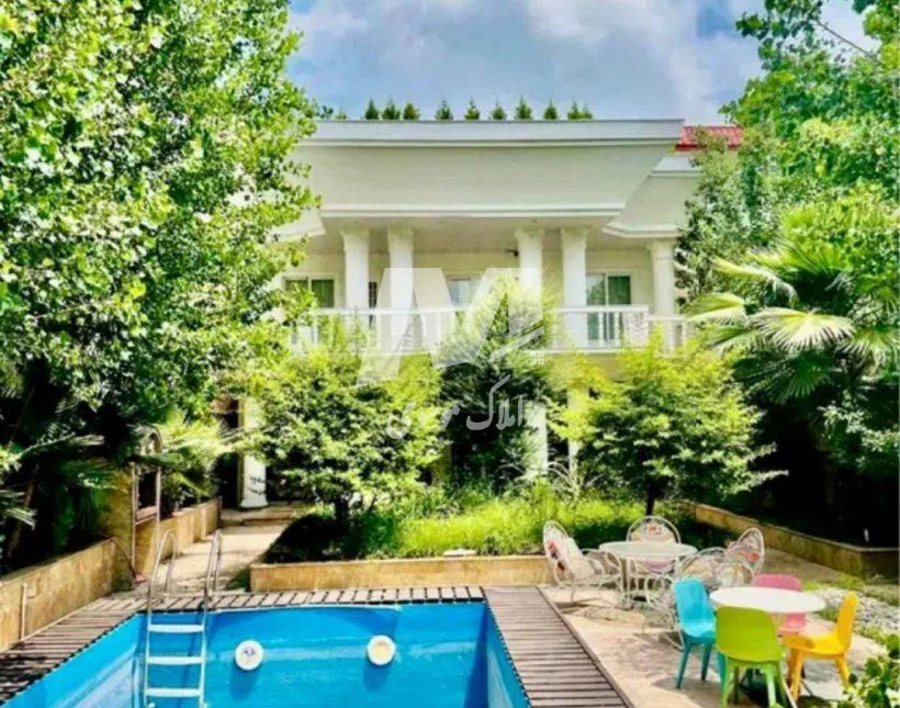 خرید ویلا در رویان ۵۰۰ متری مبله کامل با استخر و سند | ۵۰۰ متر