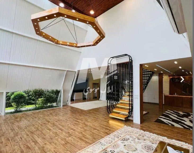 خرید ویلا در نوشهر ۴۰۰ متری کلبه سوییسی مبله کامل با استخر داخلی | ۴۰۰ متر