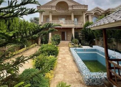 خرید ویلا در نوشهر ونوش ۴۰۰ متری با استخر مبله کامل | ۴۰۰ متر