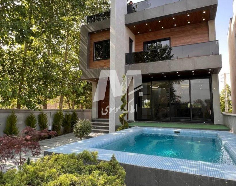 خرید ویلا در نور ۴۰۰ متری با استخر و روف گاردن سند دار گنجیاب | ۴۰۰ متر