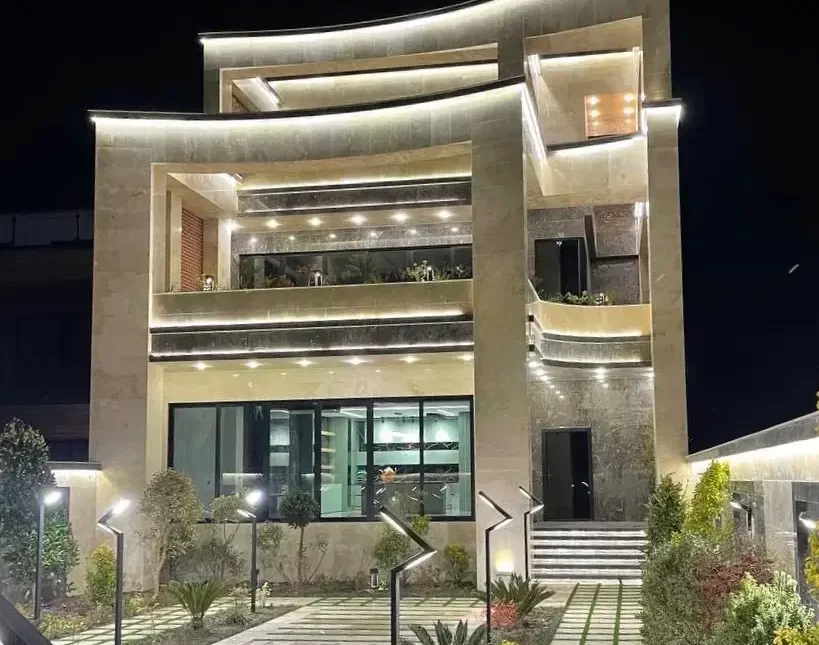خرید ویلا تریبلکس هوشمند فول امکانات منطقه جنگلی چمستان | 462 متر