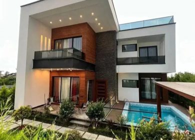 خرید ویلا دوبلکس استخردار ۳۰۰ متری فول آپشن در گنجیاب نور | ۳۰۰ متر