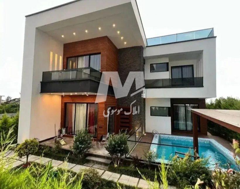 خرید ویلا دوبلکس استخردار ۳۰۰ متری فول آپشن در گنجیاب نور | ۳۰۰ متر