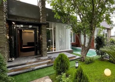 خرید ویلا باغ ۳۰۰ متری با استخر و جکوزی صفر جنگل چمستان | ۳۰۰ متر