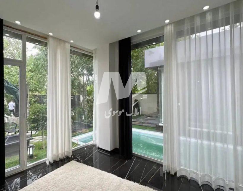 خرید ویلا باغ ۳۰۰ متری با استخر و جکوزی صفر جنگل چمستان | ۳۰۰ متر