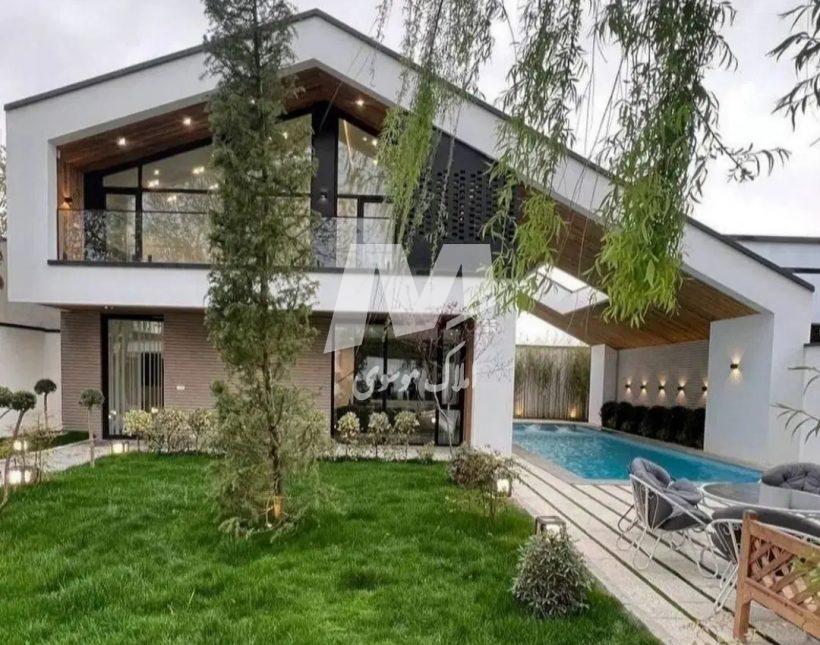 خرید ویلا استخر دار ۳۰۰ متری مبله شهرکی نعمت آباد چمستان | ۳۰۰ متر