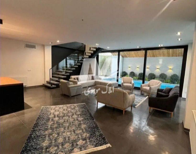 خرید ویلا استخر دار ۳۰۰ متری مبله شهرکی نعمت آباد چمستان | ۳۰۰ متر