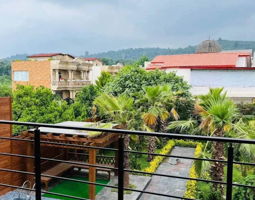 خرید ویلا نما مدرن استخر دار مبله کامل منطقه سعادت آباد چمستان | 500 متر