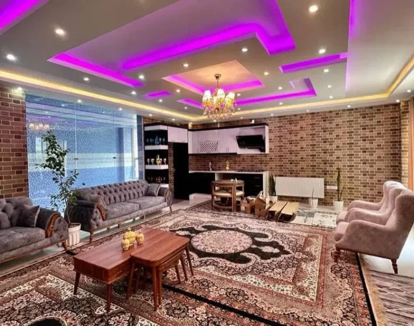 خرید ویلا ۳۰۰ متری نما سنگ استخردار منطقه نعمت آباد چمستان | 300 متر