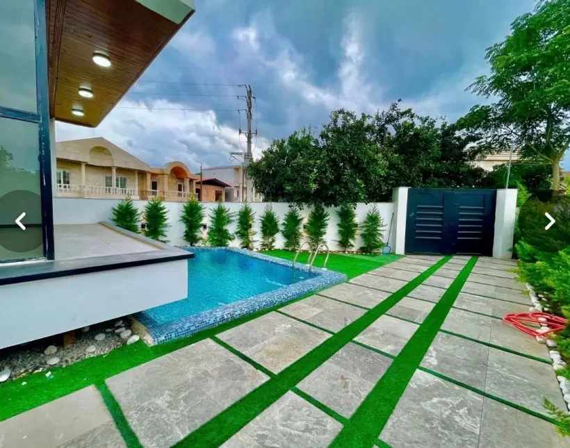 خرید ویلا مدرن استخر دار منطقه رزک چمستان | 300 متر