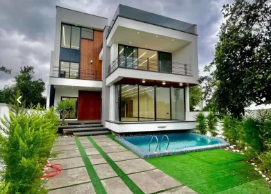 خرید ویلا مدرن استخر دار منطقه رزک چمستان | 300 متر