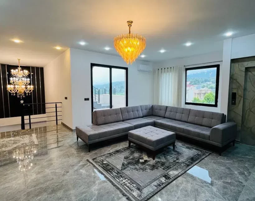 خرید ویلا نما مدرن استخر دار مبله کامل منطقه سعادت آباد چمستان | 500 متر