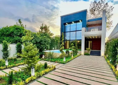 خرید ویلا دوبلکس استخردار با ویو باغ مرکبات منطقه آپادانا چمستان | 300 متر