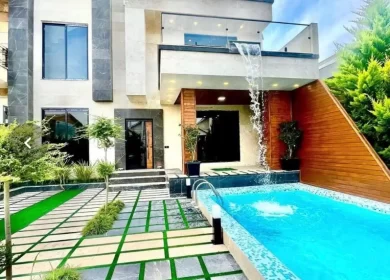 خرید ویلا مدرن تریبلکس با استخر و روف گاردن سعادت آباد چمستان | 300 متر
