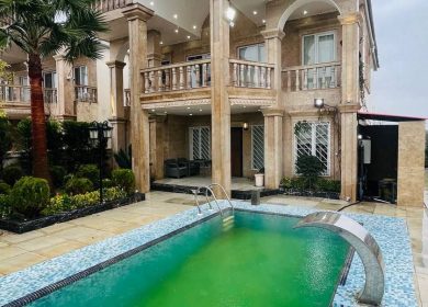 خرید ویلا نما کلاسیک استخردار 800 متری منطقه برند سعادت آباد | 800 متر