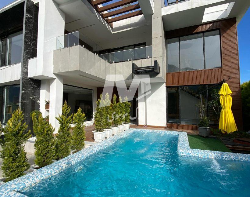 خرید ویلا مدرن تریبلکس شهرکی قطعه ۱ جنگل در چلندر نوشهر | ۴۰۰ متر